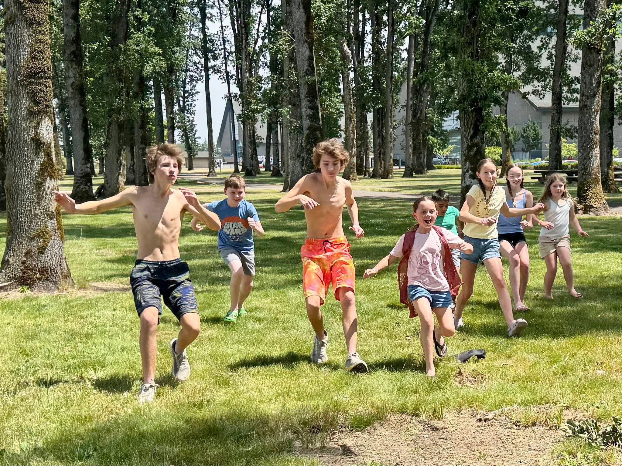 The race is on!