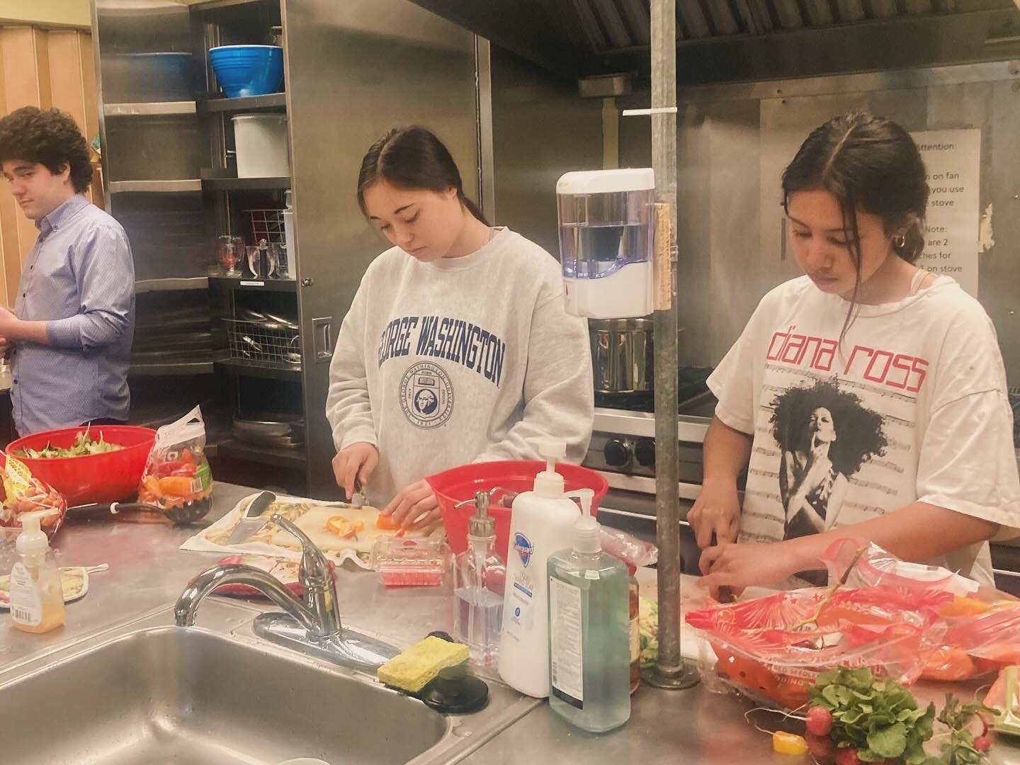 Preparing a Meal for the Good Neighbor Center