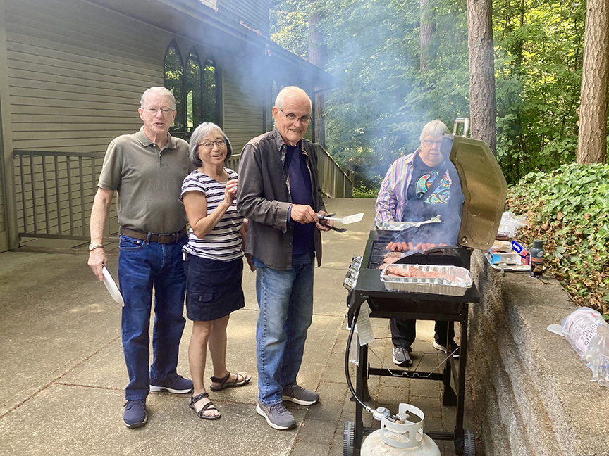 Gathered Around the Grill