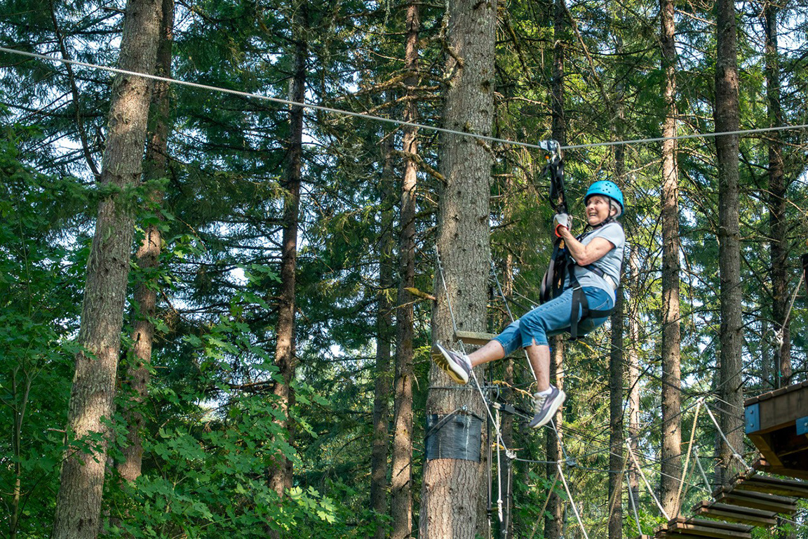 Zipline - flying high!